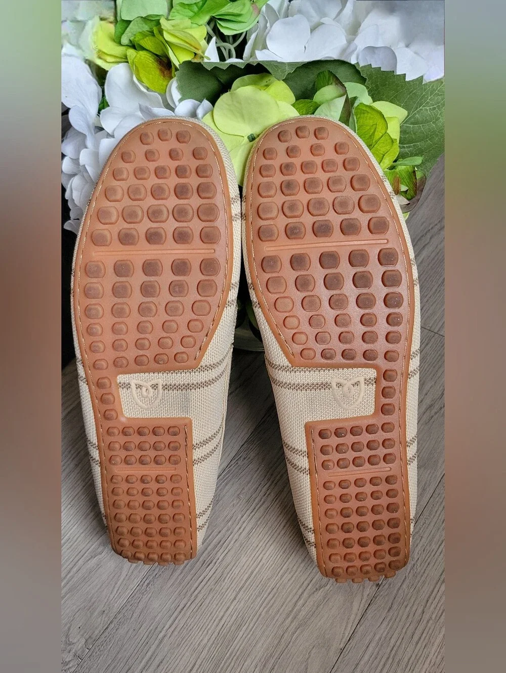Rothy's The Driver Sandy Shore Tan & Brown Loafers, Women's US 12.5 EU 42.5